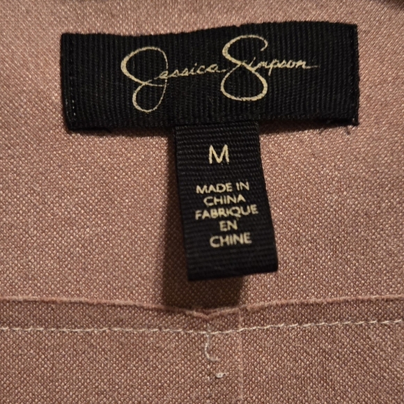 NWT Jessica Simpson baby  pink faux fringe WESTERN COWBOY vest. Size medium - Picture 2 of 11